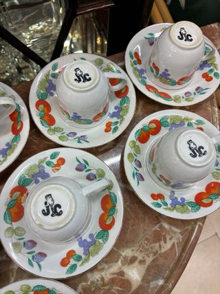 19 Tazas y Platos de Café -