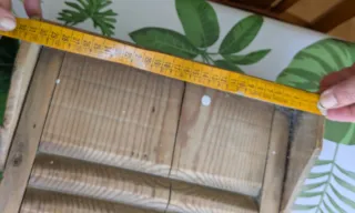 Tabla de lavar madera antigua