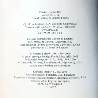 Libro ROBERTO BOLAÑO: Tres novelas