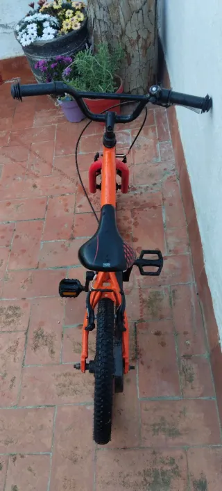 Monty 103 Naranja +  Patinete ruedas led + Casco