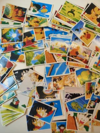 Cromos Dragon Ball Z sin pegar