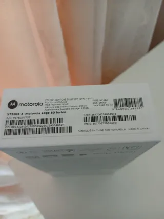 Motorola Edge 60 Fusion 256gb sin abrir