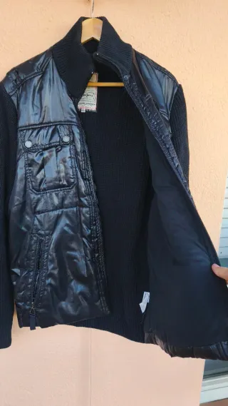 Chaqueta negra hombre