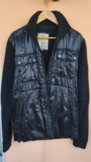 Chaqueta negra hombre