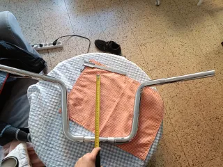 Manillar custom cromado chopper bobber