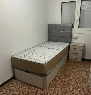 Canapé abatible madera con colchones Viscoelastica