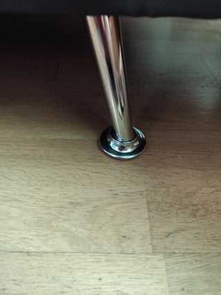 Sofá-cama piel sintética coñac