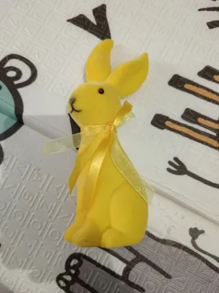 Coniglietto Pasquale Giallo Peluche