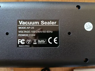 Envasadora al vacío AP-25