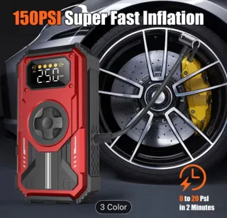 Arrancador Batería y Compresor Aire Coche