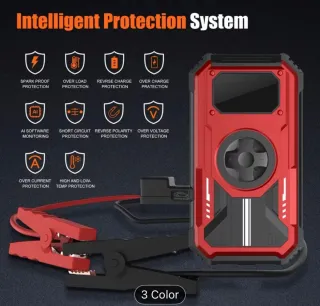 Arrancador Batería y Compresor Aire Coche