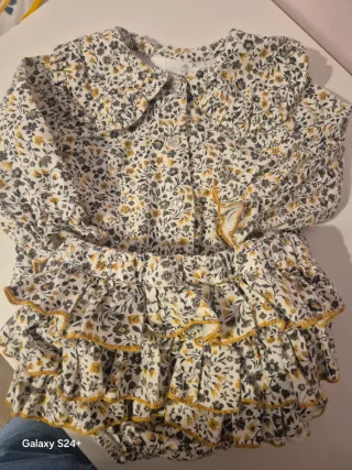 Camisa y braguita floral 18 meses