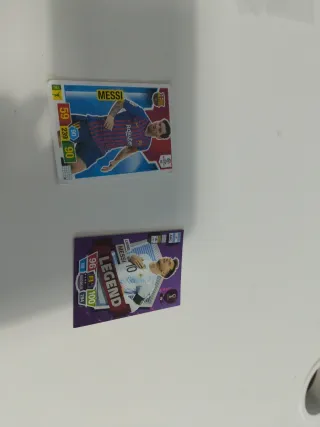 Cromos de fútbol Messi