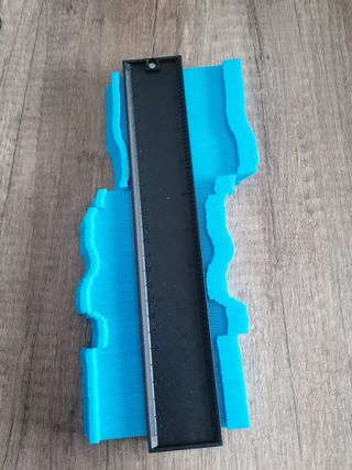 Medidor de contorno azul