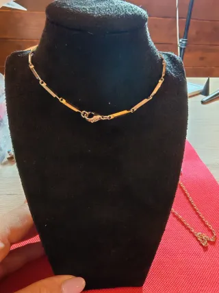Catenina bicolore oro e argento