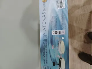 Ventilador Lámpara Techo Atenas DC Motor