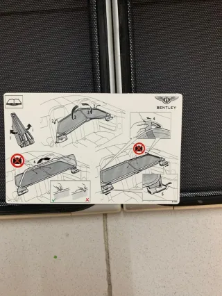 Deflector Viento de coche marca Bentley