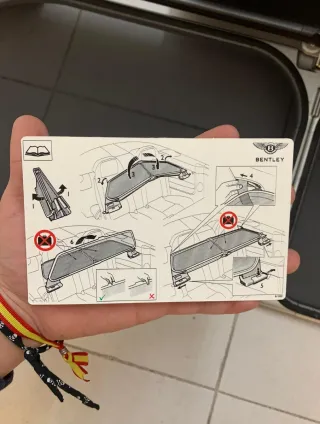 Deflector Viento de coche marca Bentley