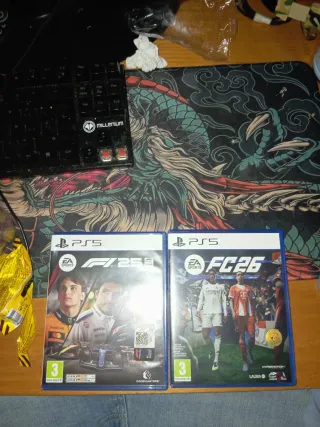 Juegos PS5 F1 25y FC 26