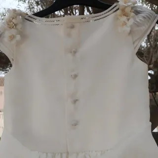 Vestido Primera Comunión Masie Beige