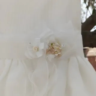 Vestido Primera Comunión Masie Beige