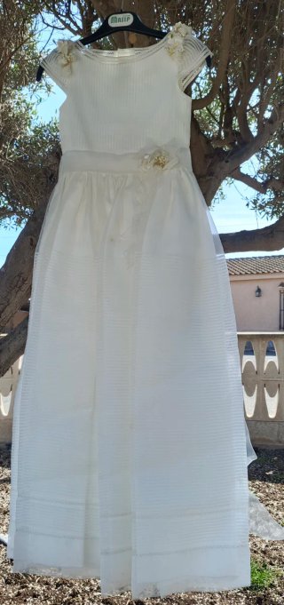 Vestido Primera Comunión Masie Beige