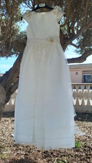 Vestido Primera Comunión Masie Beige