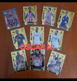 Lote balones de oro Adrenalyn 2025-2026