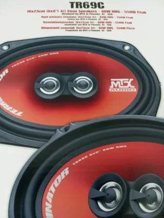 Altavoces MTX TR69C 6x9 80W RMS