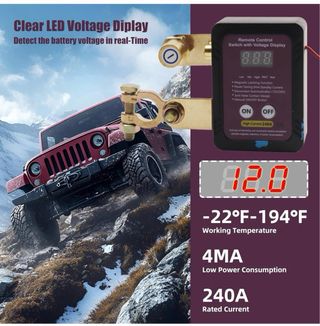 Interruptor Batería Coche Control Remoto