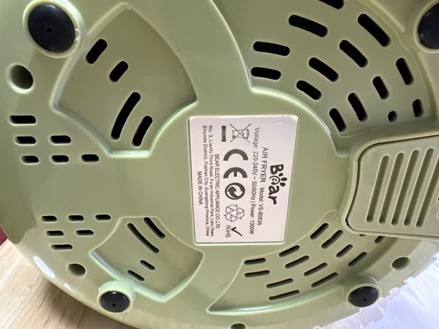 Freidora de aire BEAR verde