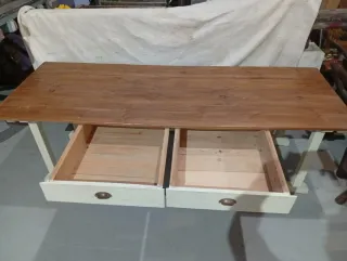 Mesa rústica panadería antigua 211 cm