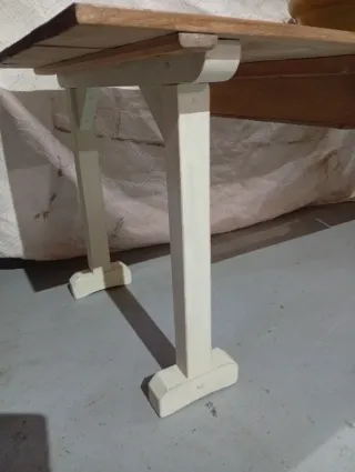 Mesa rústica panadería antigua 211 cm