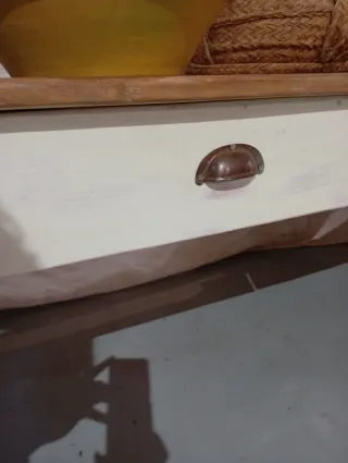 Mesa rústica panadería antigua 211 cm