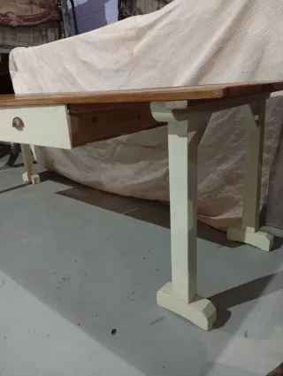 Mesa rústica panadería antigua 211 cm