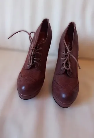 Francesine Tronchetto Plateau Tacco Alto