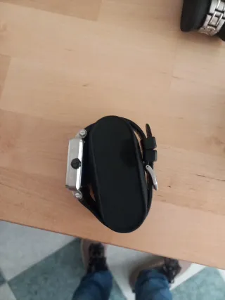 Reloj Carrera Negro y Plateado