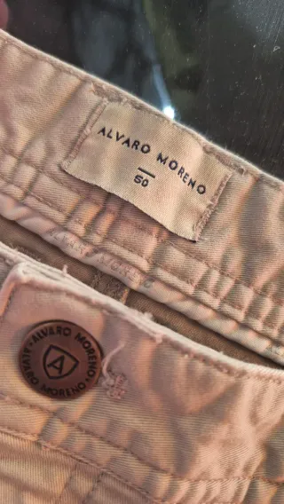 Pantalón beige hombre