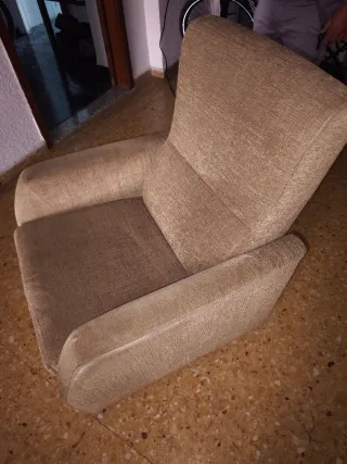 Sofá Eléctrico Reclinable Beige