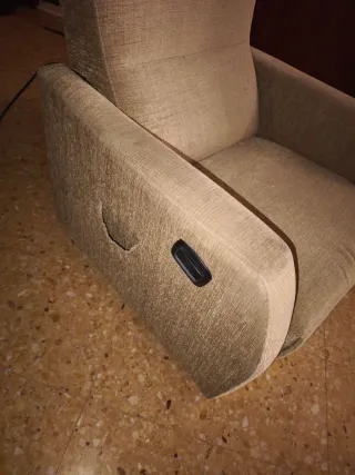 Sofá Eléctrico Reclinable Beige