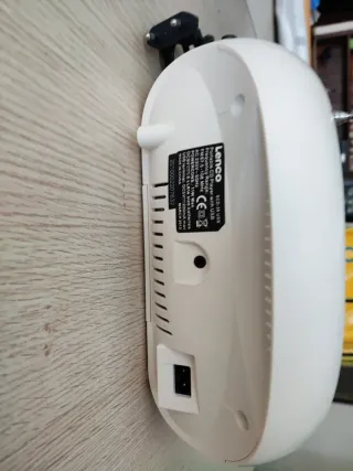 Radio CD Lenco Blanca y Rosa