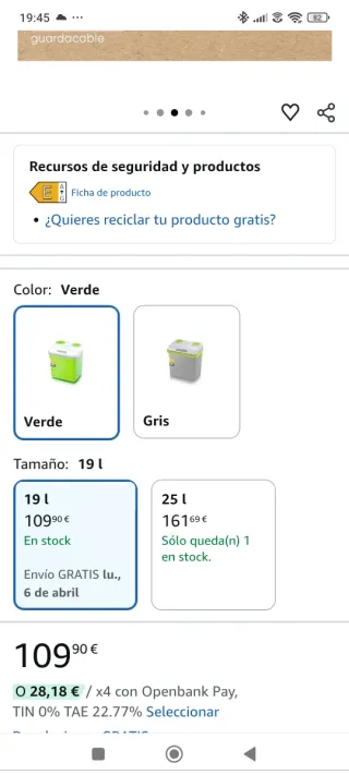 Nevera portátil Severin 19L Eléctrica