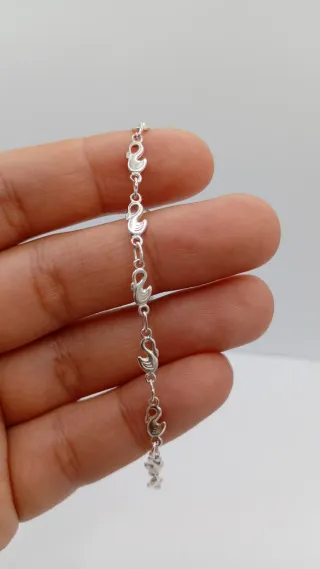 Pulsera Cisnes Plata