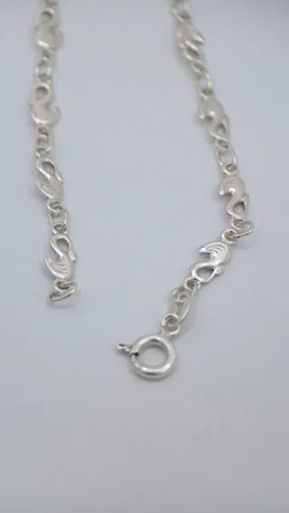 Pulsera Cisnes Plata
