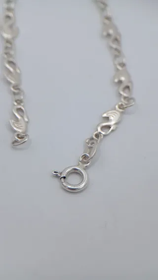 Pulsera Cisnes Plata