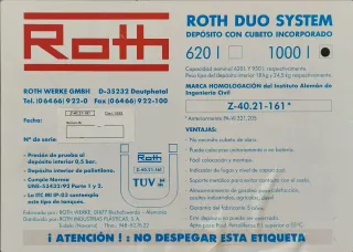 Depósito Gasoil Roth Gris