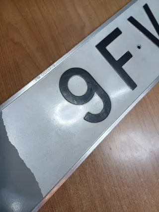 TARGA VEICOLI GIOCHI OLIMPICI BARCELLONA 92