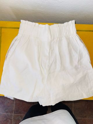 Shorts blancos Mango Talla XS