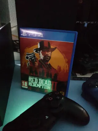 PS4 500GB + Mando + Red Dead Redemption 2