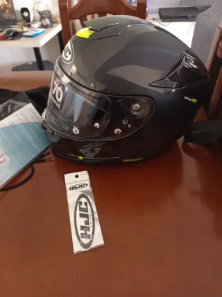 Casco HJC RPHA 70 Negro/Amarillo